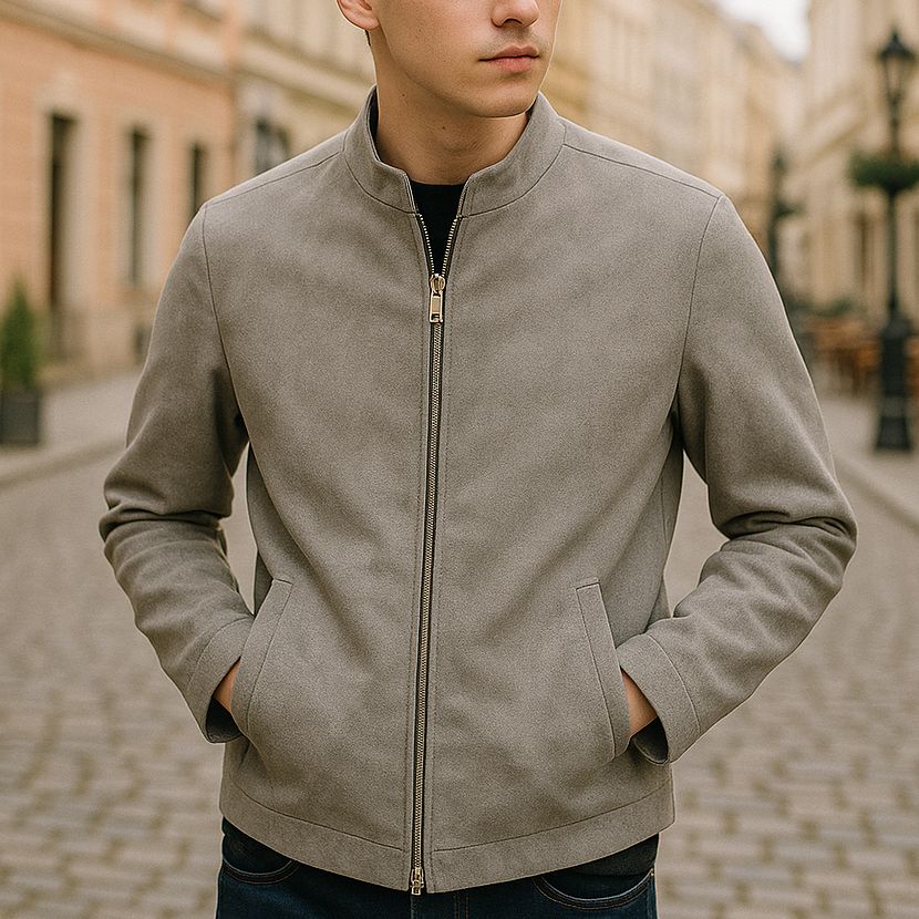 ships シップス ライダースジャケット シングル マシュマロスウェード