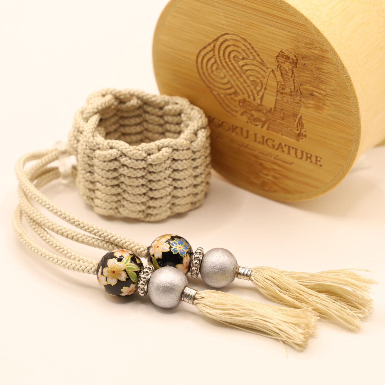 Sengoku Ligature Sesshu Gray 雪舟 Tenor Kabuki