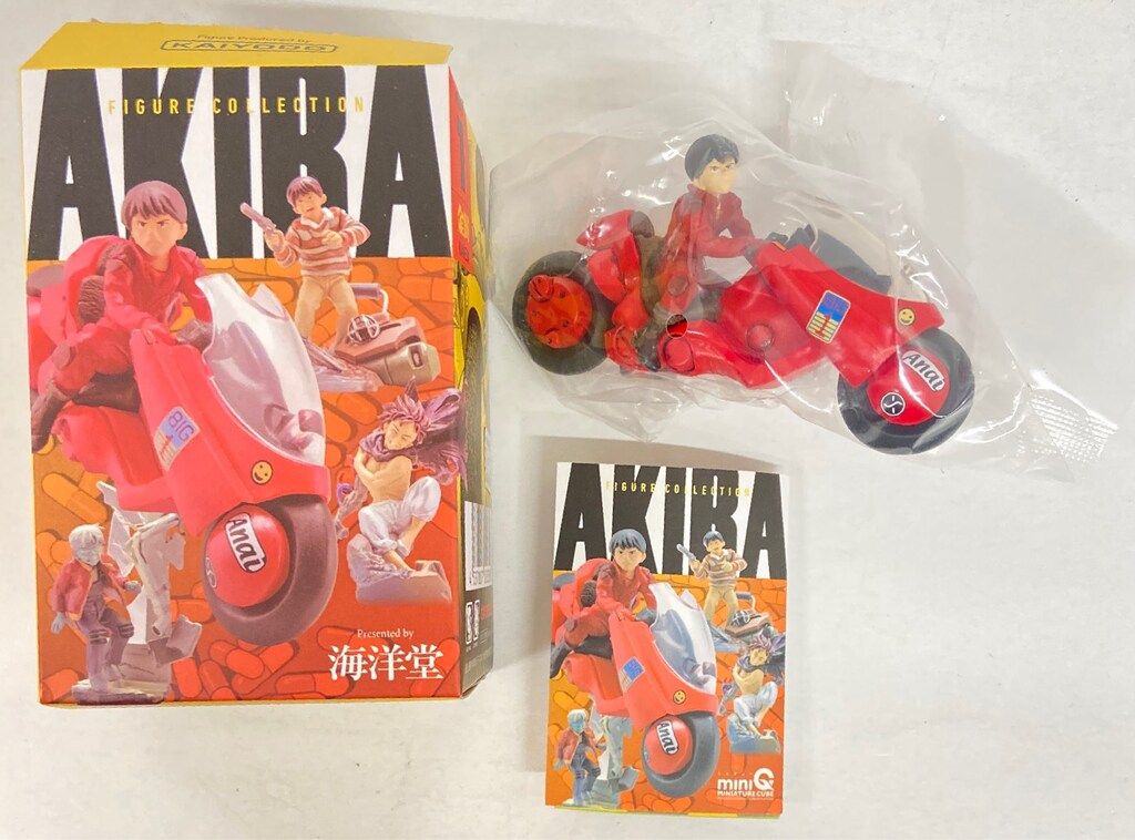 海洋堂 miniQ AKIRA PART.1 金田 金田とバイク(Ver.1) - メルカリ