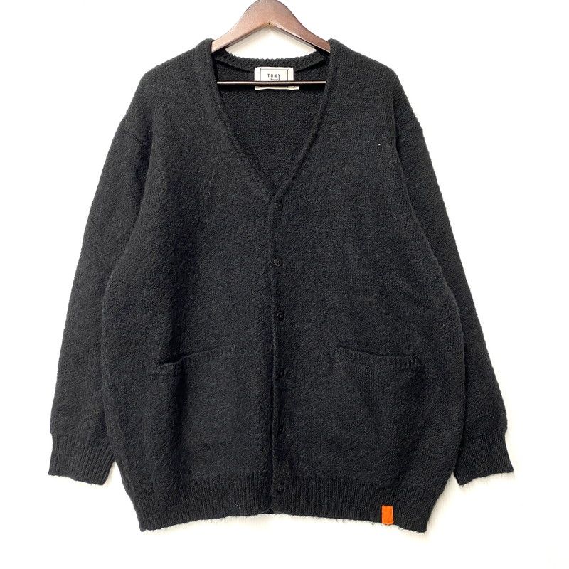 品 TONY TAIZSUN トニータイズサン ACRYLIC NYLON WOOL MOHAIR BLEND アクリル ナイロン ウール モヘア ブレンド カーディガン 140 251202 as 15 izu