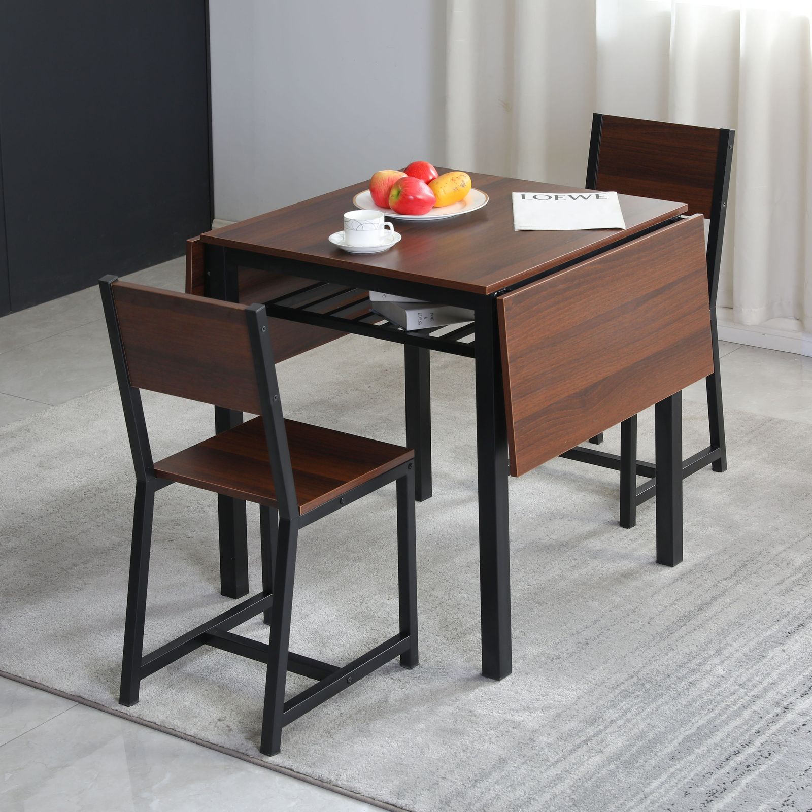 数量限定セール」 【ブラウン】ダイニングセット 3点 ダイニング3点