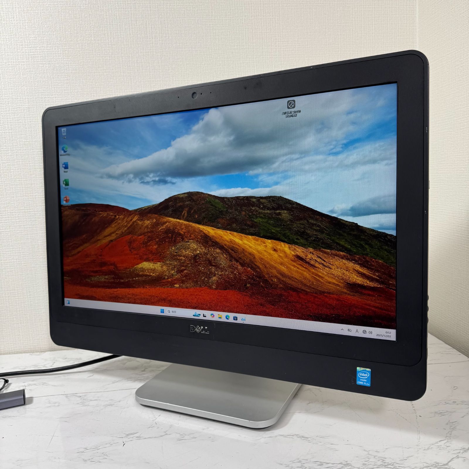 1週間保証 Dell OptiPlex 9020 AIO Core i 5-4570 S 8 GB HDD 1 TB HD 4600 Windows 11 Office 2021 23インチ一体型PC