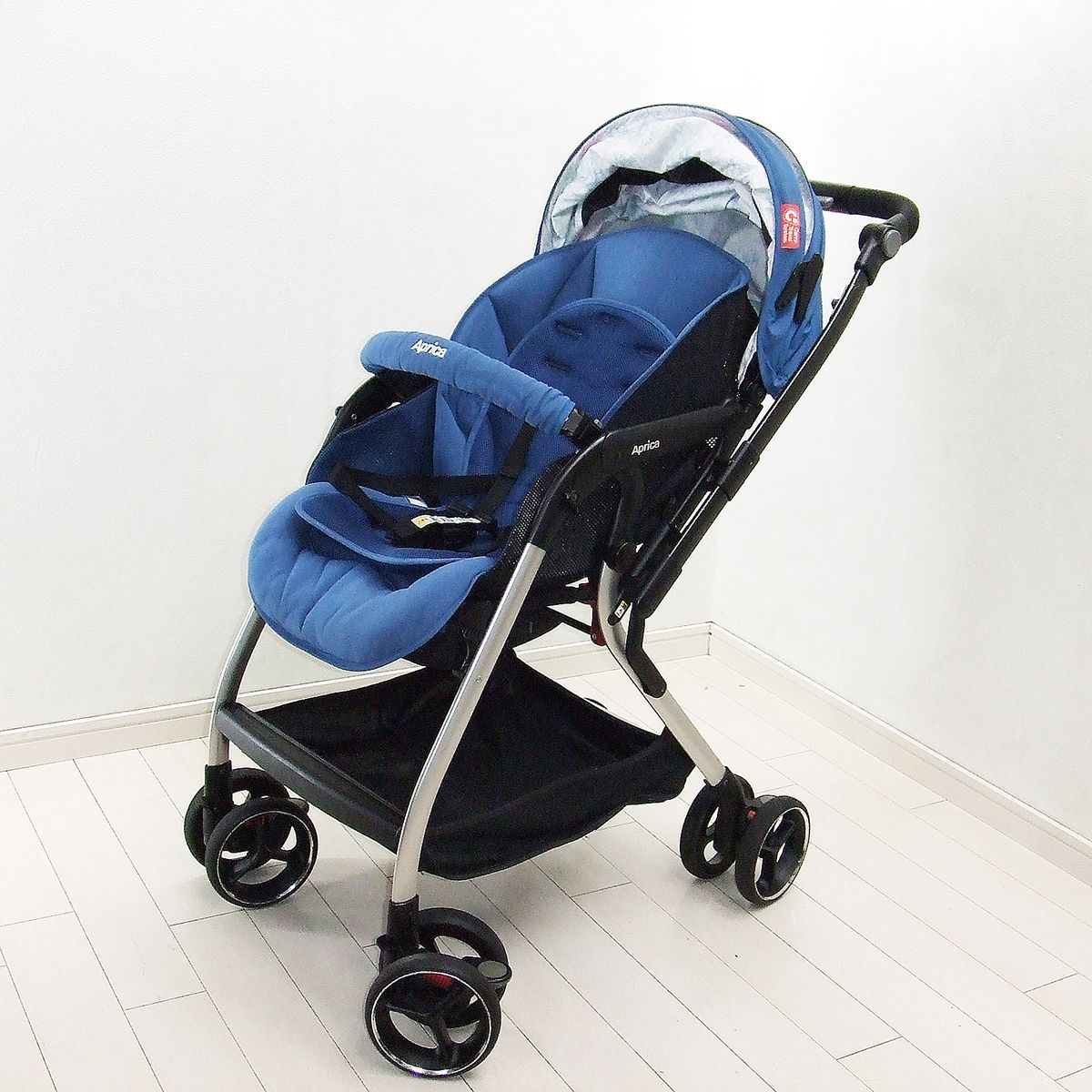 ベビーカー 中古 アップリカ Aprica オプティア 紫外線99%カット ハイ