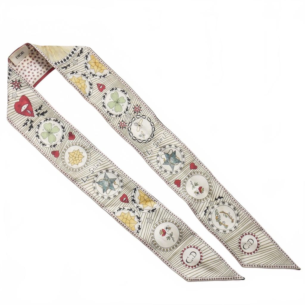 クリスチャンディオール Christian Dior シルク スカーフ ミッツァ