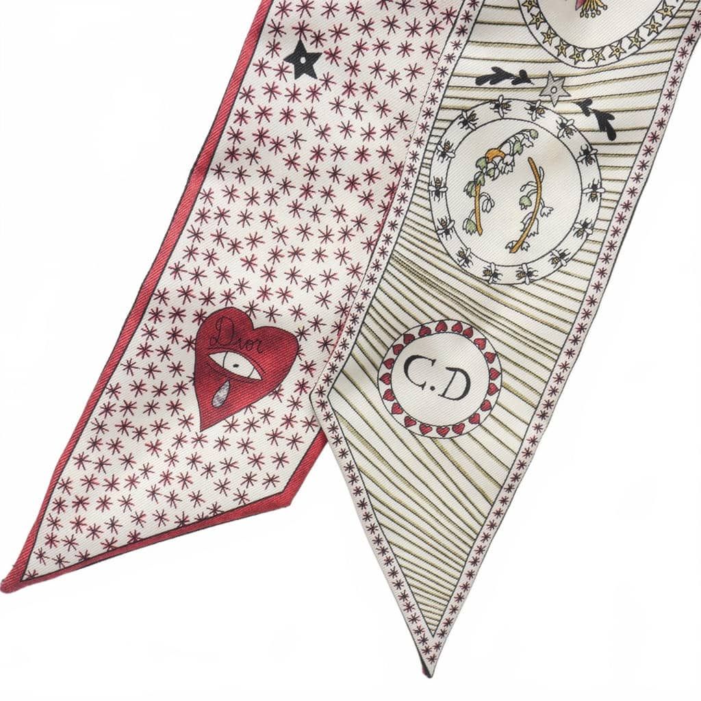 クリスチャンディオール Christian Dior シルク スカーフ ミッツァ