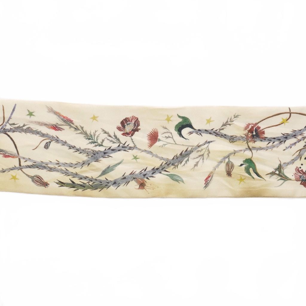 クリスチャンディオール Christian Dior シルクスカーフ ミッツァ 花柄