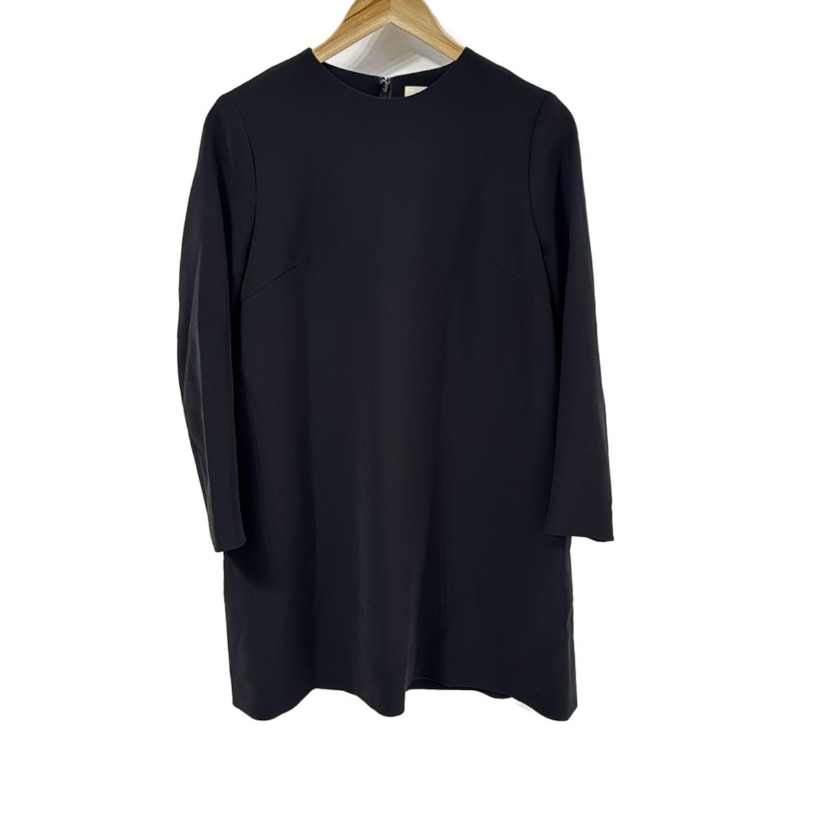 ENFOLD(エンフォルド) ワンピース サイズ36 S レディース - 黒 Vネック