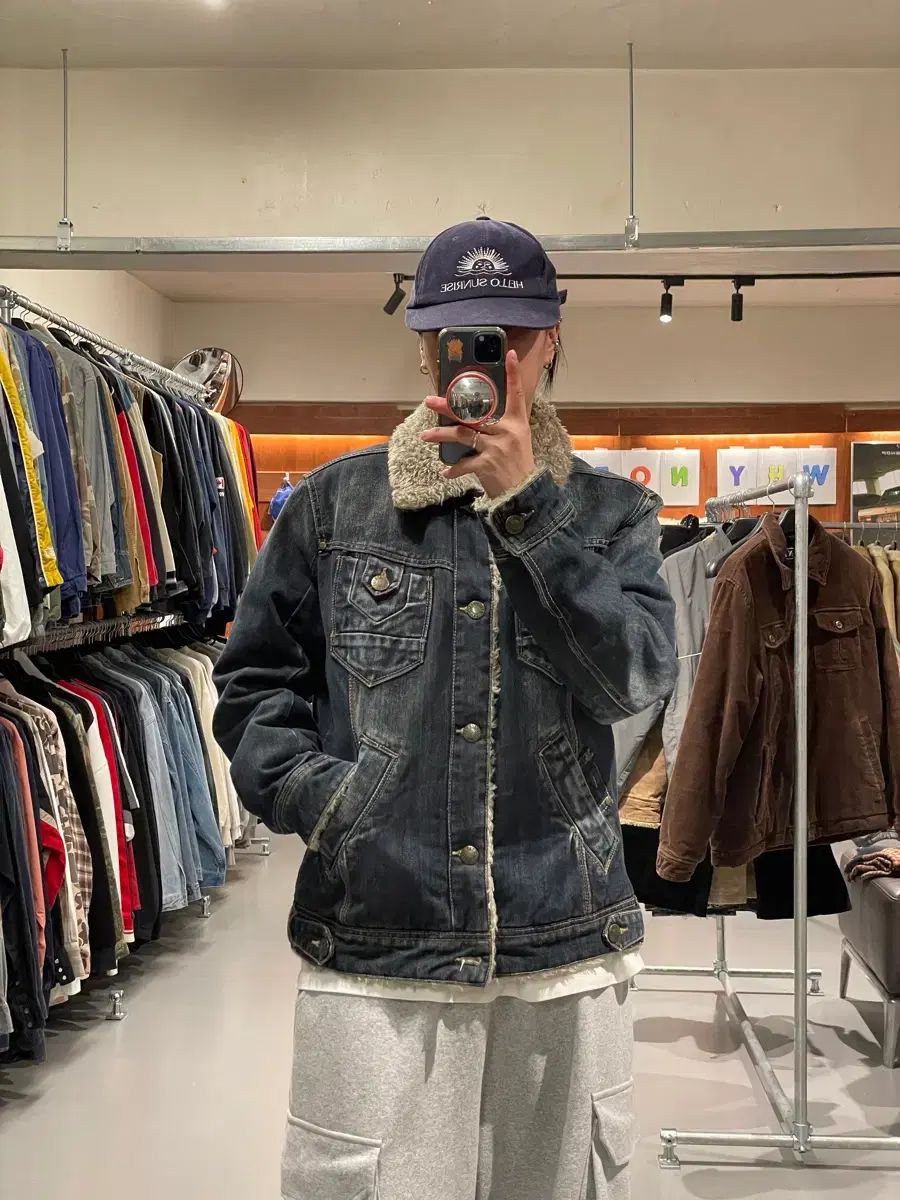 ヴィンテージ デニム シェルパ ジャケット