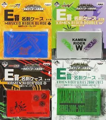中古】小物(キャラクター) 全4種セット 名刺ケース 「一番くじ 仮面