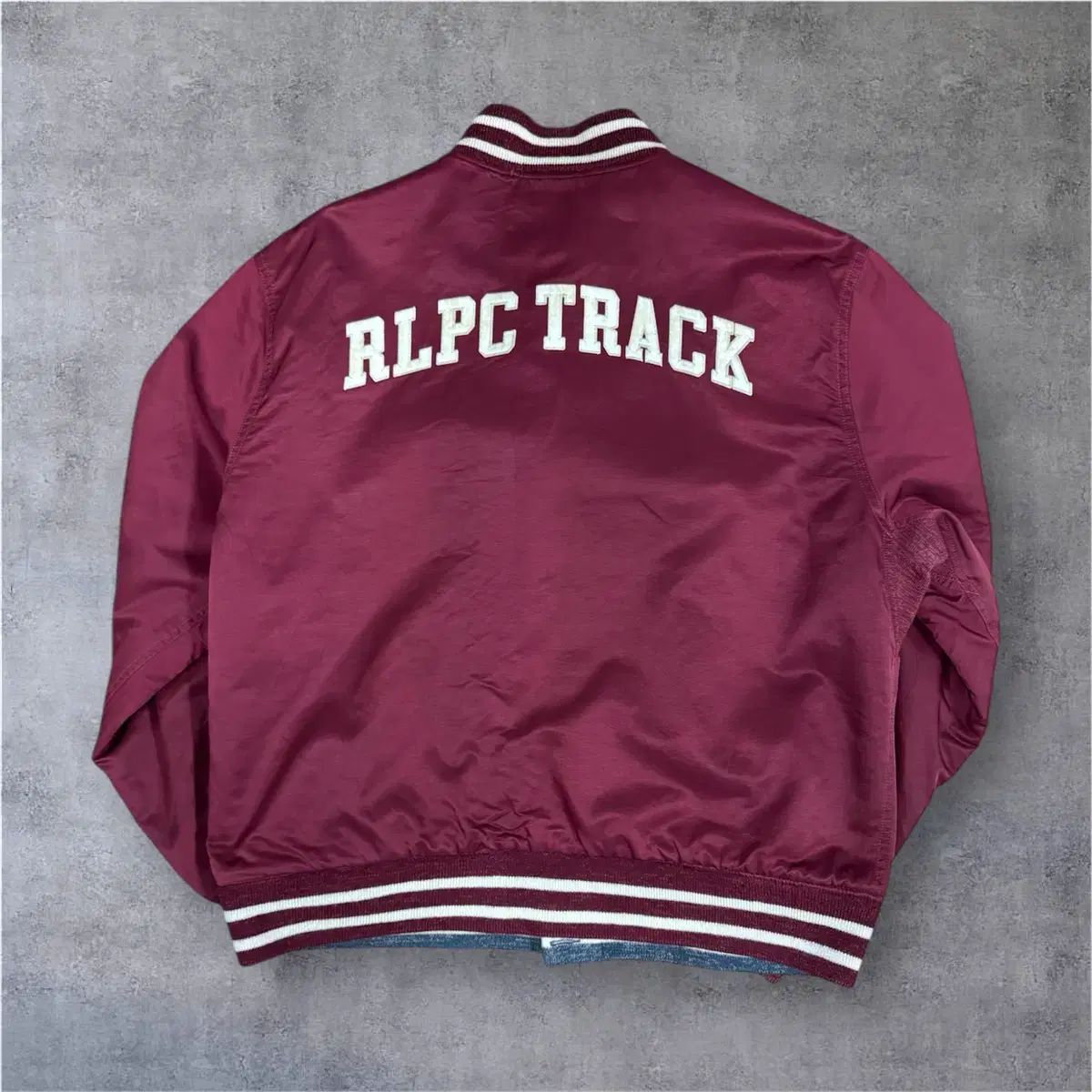 ポロラルフローレン リバーシブル サテン ウール ジャケット XL テーラードジャケット ジャケット アウター メンズ