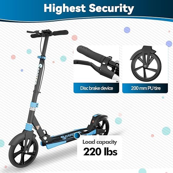 MEE GOO キックスクーター TB-H 007 DT 大人用 ブラック