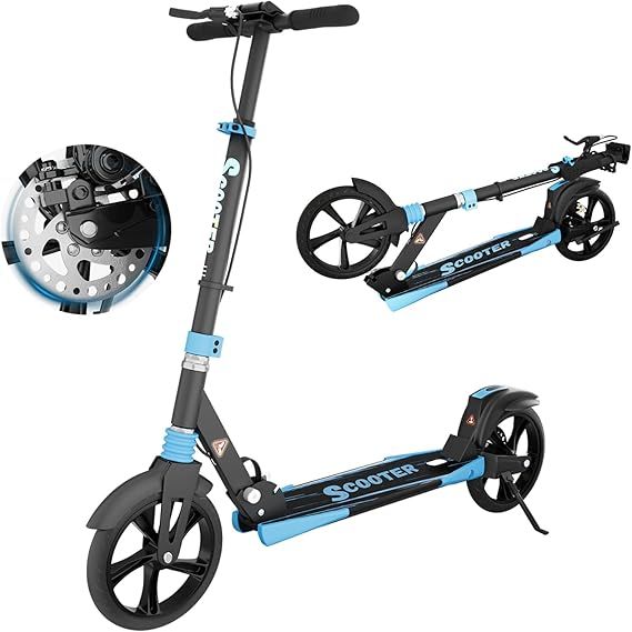 MEE GOO キックスクーター TB H 007 DT 大人用 ブラック