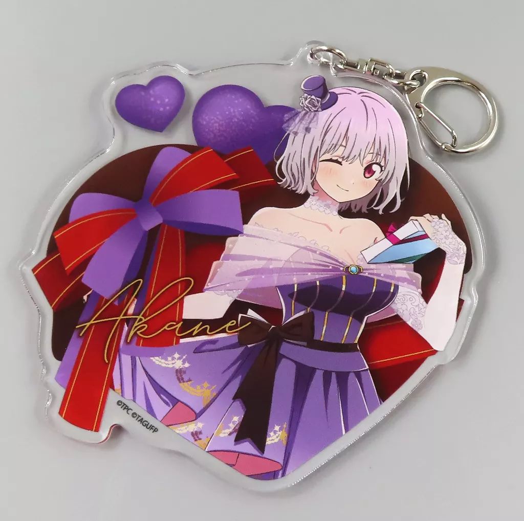 中古】キーホルダー 新条アカネ デカアクリルキーホルダー 「ゲマくじ