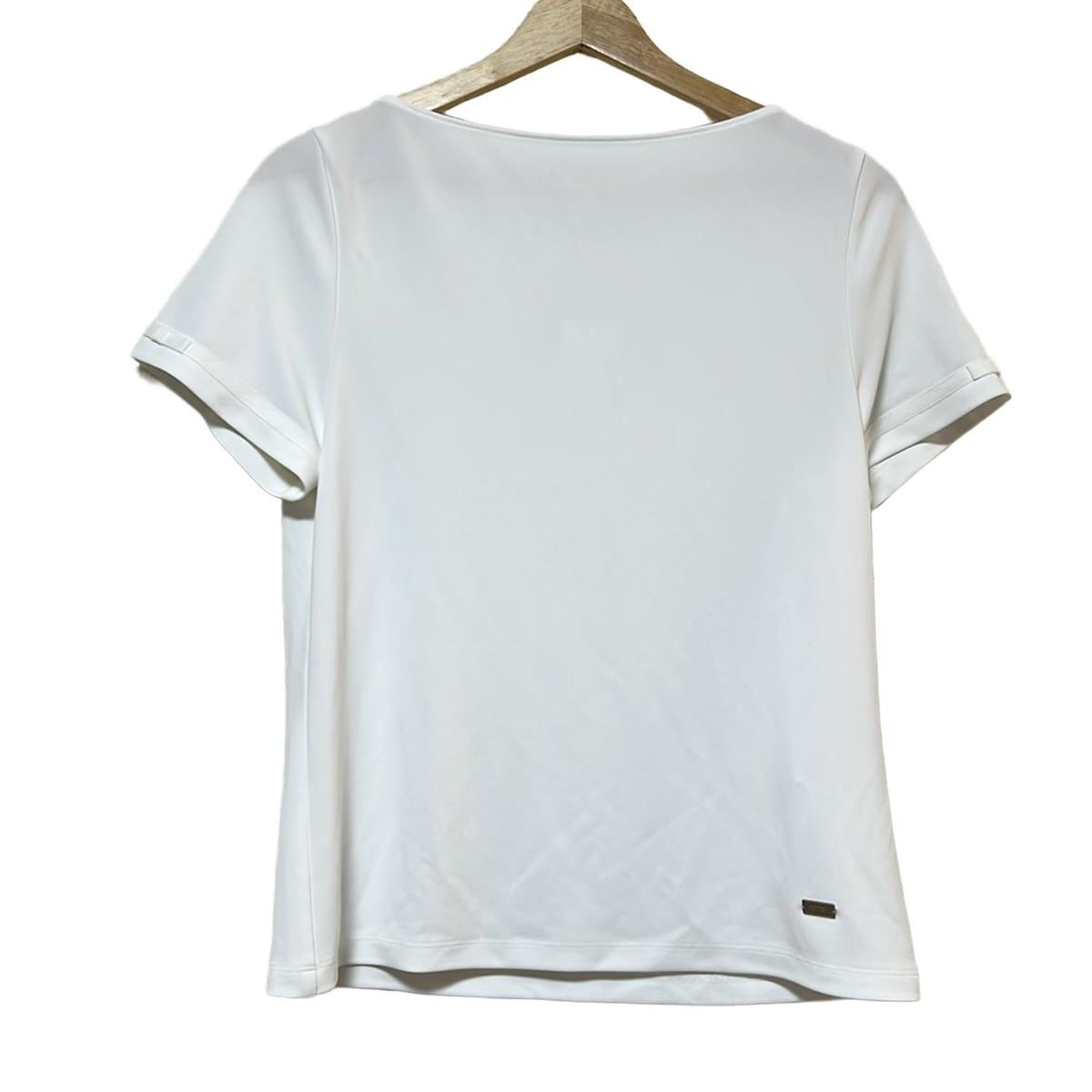 FOXEY YORK フォクシーニューヨーク 半袖Tシャツ サイズ40 M レディース - 39193 白 リボン