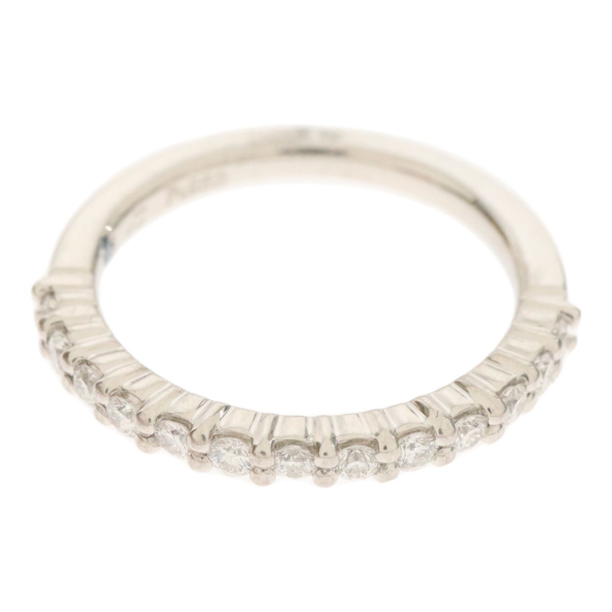 4℃ ヨンドシー Pt950 プラチナ ハーフエタニティ リング ダイヤ 指輪