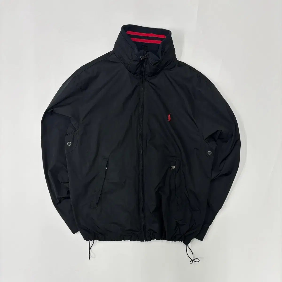 ポロラルフローレン ブラック ウィンドブレーカー ジャケット ジャージ L