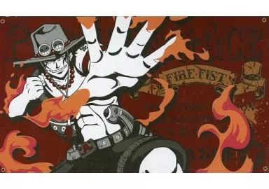 中古】ポスター・タペストリー ポートガス・D・エース ジャンボクロス