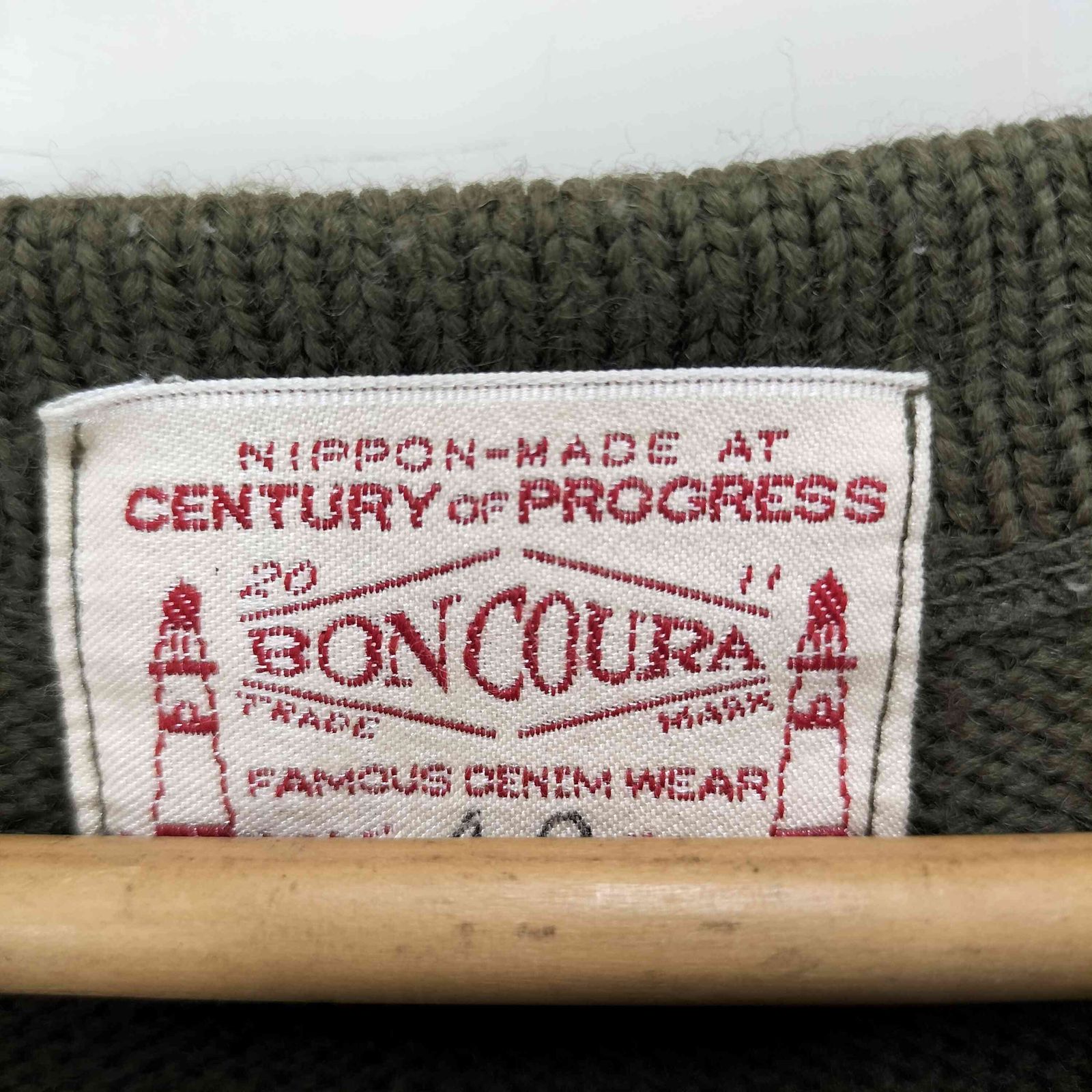ボンクラ BONCOURA クルーネック ニット メンズ 40 - メルカリ