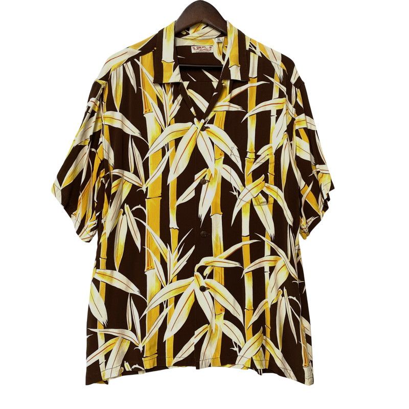 品 SUN SURF サンサーフ BAMBOO RAYON S SHIRT SS 33328 バンブー レーヨン ショートスリーブ シャツ 半袖 トップス 145 251202 as 21 izu