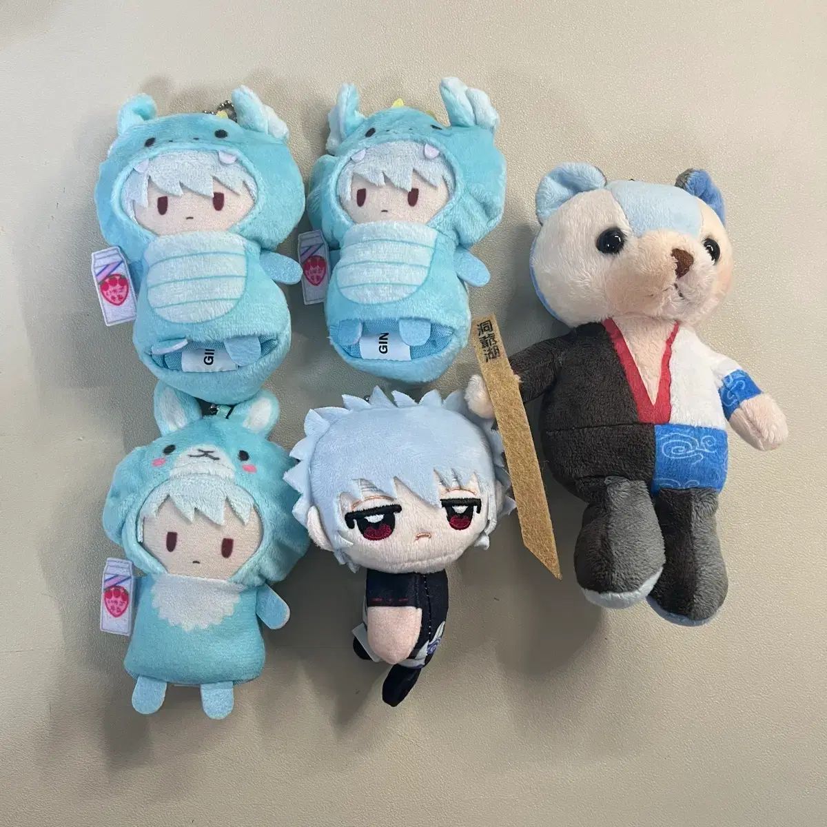 銀魂 銀時 ぬい ぬいぐるみ キーホルダー パペラ ててコレ くまの