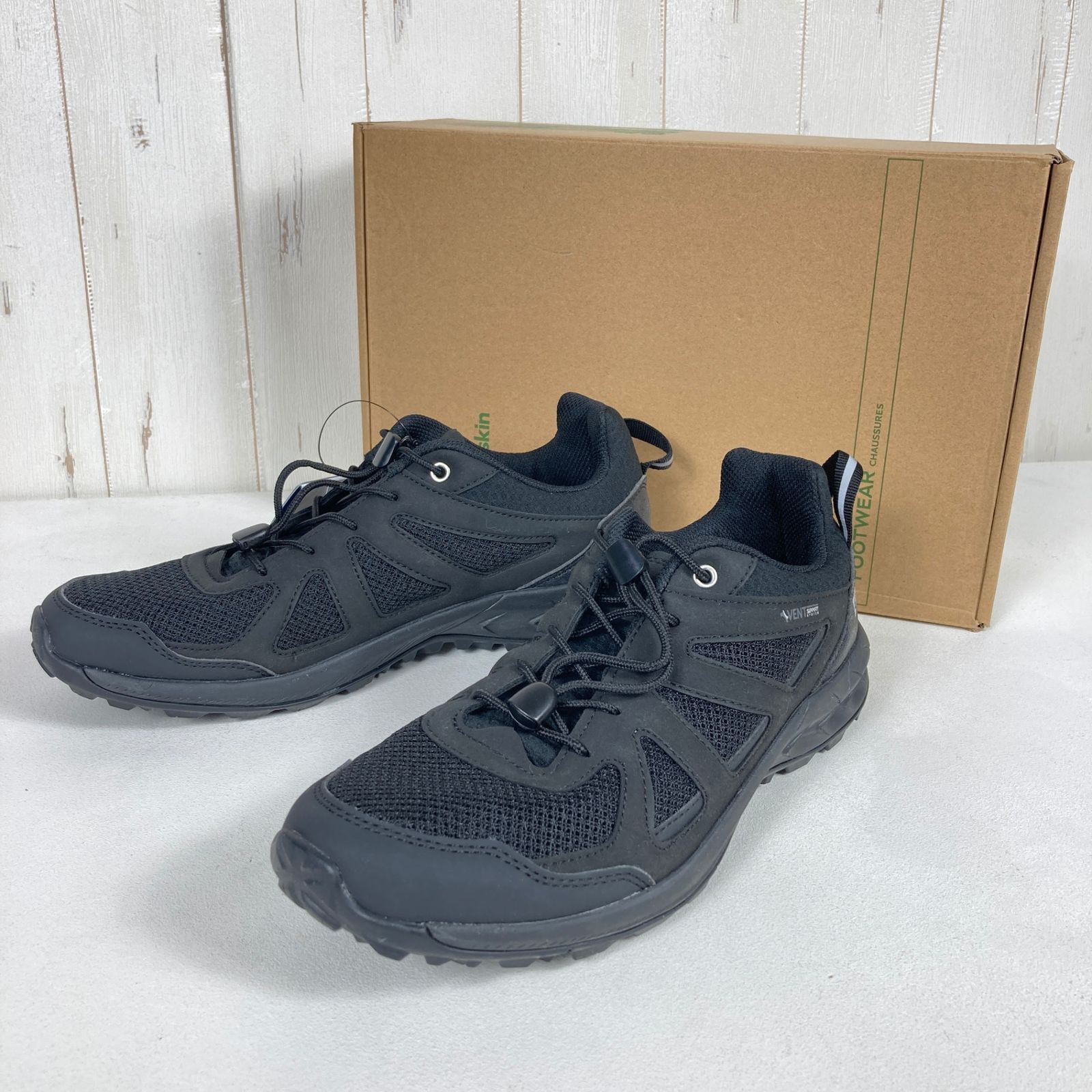 Women's 24.6cm ブラック系】 Jackwolfskin ( ジャックウルフ