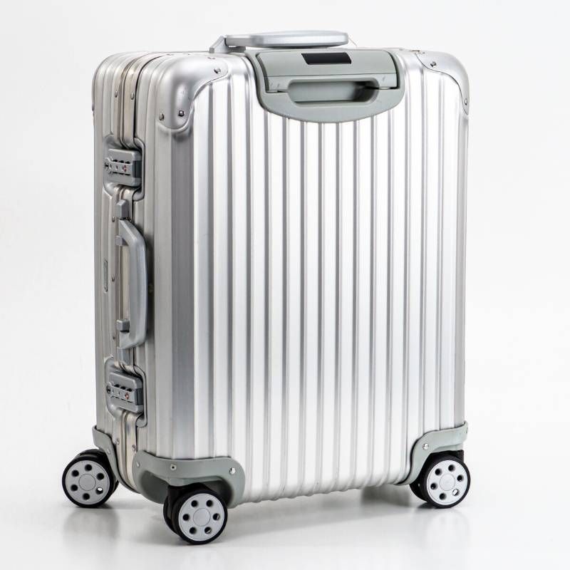 人気 RIMOWA リモワ トパーズ45Lシルバー オリジナルキャビン 美品 RIMOWA リモワ TOPAS トパーズ 45L 4輪 TSAロック キャビンプラス
