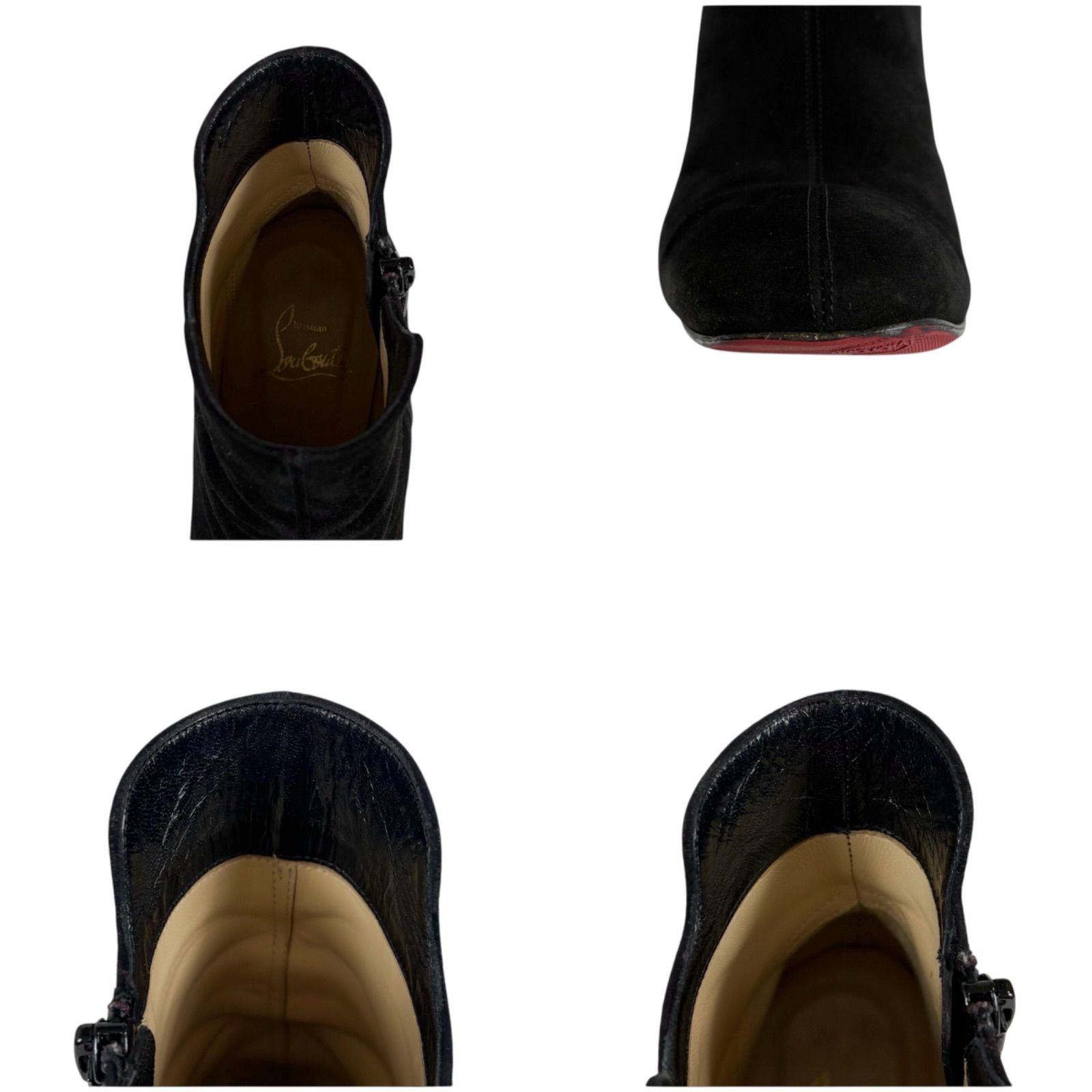 クリスチャンルブタン Christian Louboutin ショートブーツ ブラック