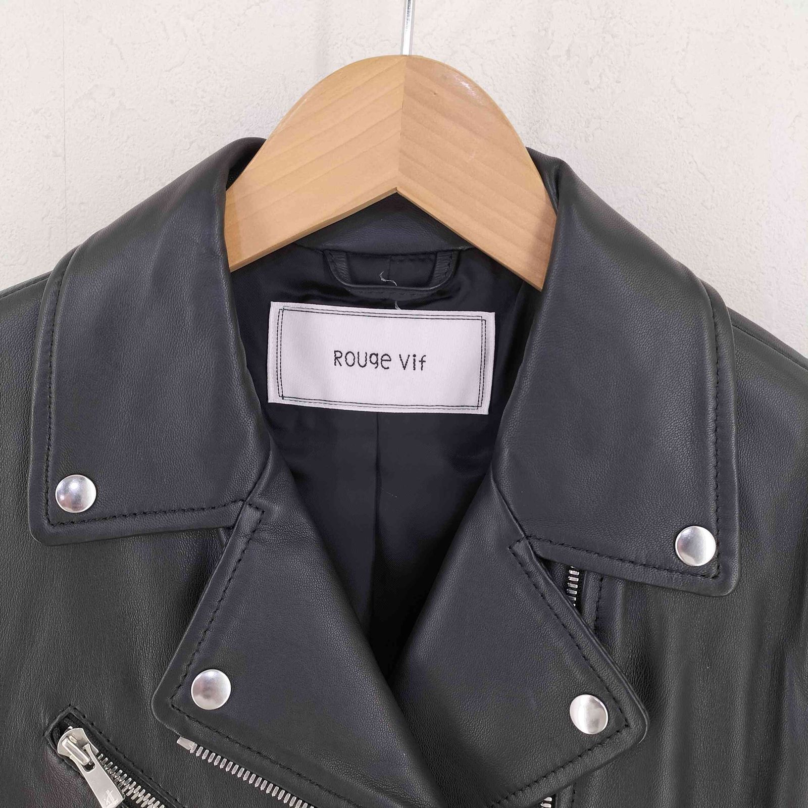 ユーズドフルギ USED古着 ROUGE VIF SHEEP SKIN ライダースジャケット