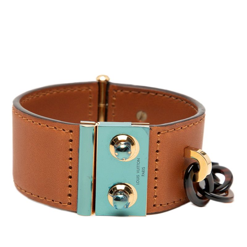 ルイ ヴィトン ロックミー ノマド M 65268 ブラウン ゴールド レザー メッキ プラスチック レディース LOUIS VUITTON 1 0244233