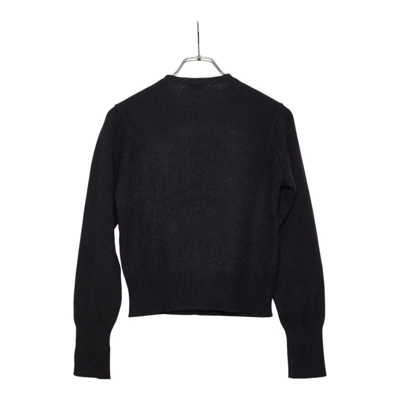 シャネル ココマーク 刺繍 ニット セーター ブラック ウール