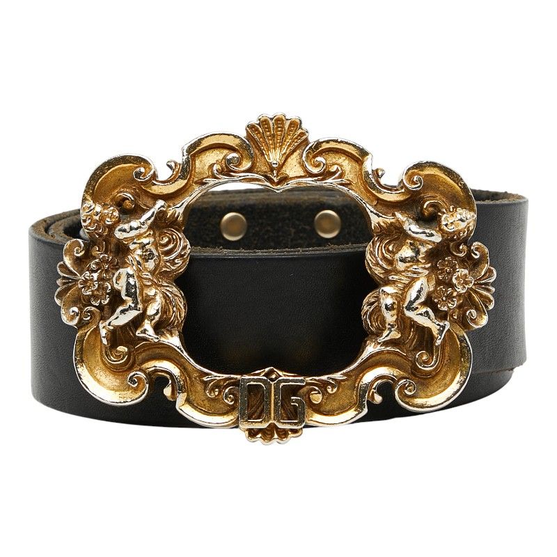 ドルチェアンドガッバーナ DGロゴ エンジェル スタッズ ベルト サイズ