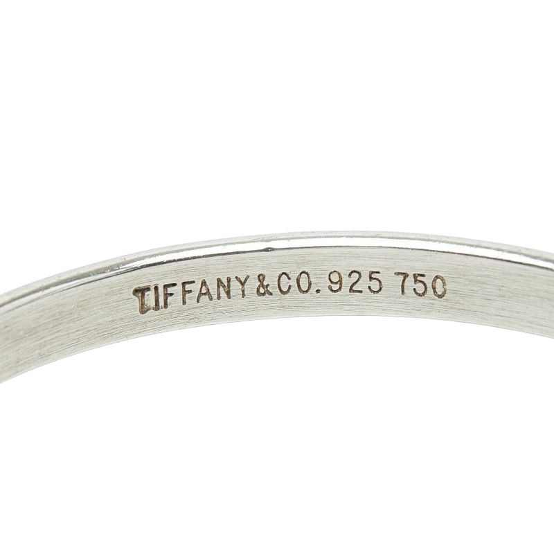 ティファニー フック&アイ SV925 シルバー K18YG イエローゴールド