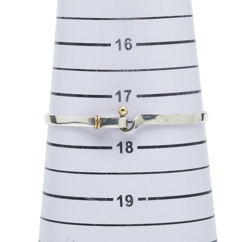 ティファニー フック&アイ SV925 シルバー K18YG イエローゴールド