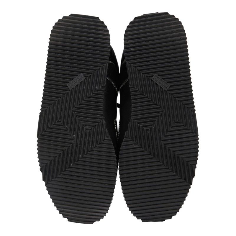 エルメス クイック Hロゴ スニーカー サイズ37 1/2 ブラック レザー