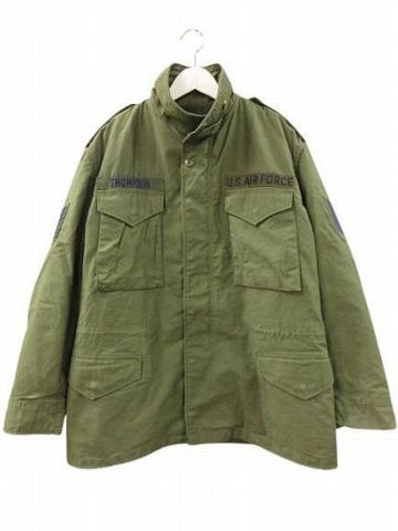 ヴィンテージ VINTAGE U S ARMY 80 M 65 フィールドジャケット 3 rd ブラスジッパー キルティングライナー付き R