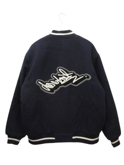 ドゥアラット DOARAT ウール 中綿 スタジャン L ネイビー アウター