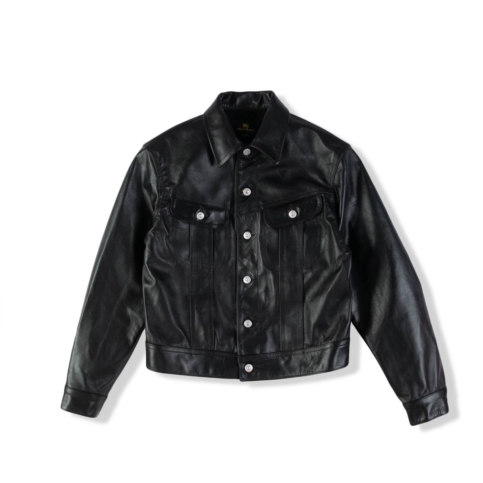 ストームライダー 茶芯ホースハイド レザージャケット Gジャンタイプ