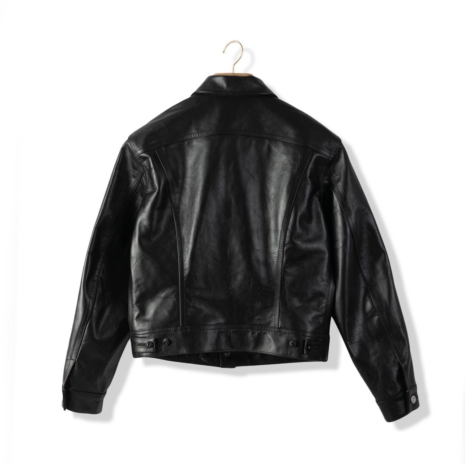 ストームライダー 茶芯ホースハイド レザージャケット Gジャンタイプ