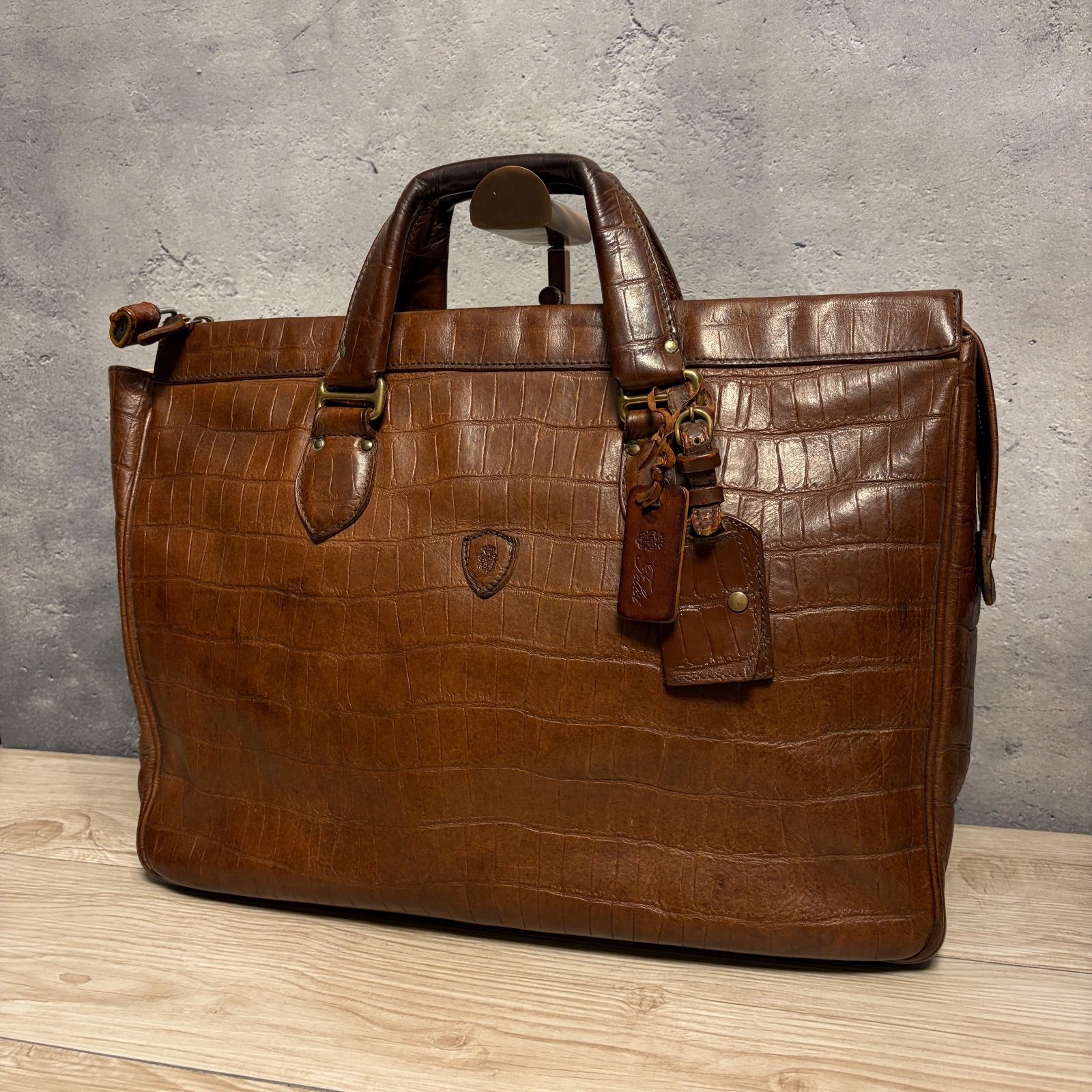 ✨Felisi✨ビジネスバッグ 1995 ブラウン レザー ✨Felisi フェリージ 本革 ビジネスバッグ ブラウン レザー 通勤 A4