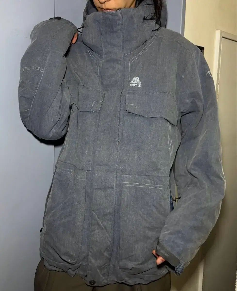 ナイキ acg テクニカル 3 Dポケット ストーンウォッシュドジャケット