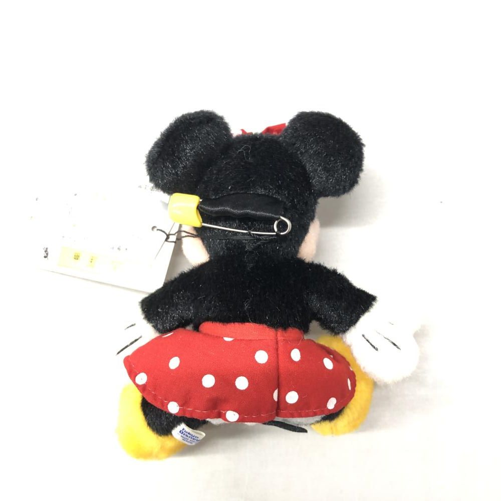 中古】東京ディズニーランド ミニーマウス ぬいぐるみﾊﾞｯｼﾞ ﾚﾄﾛ調[15