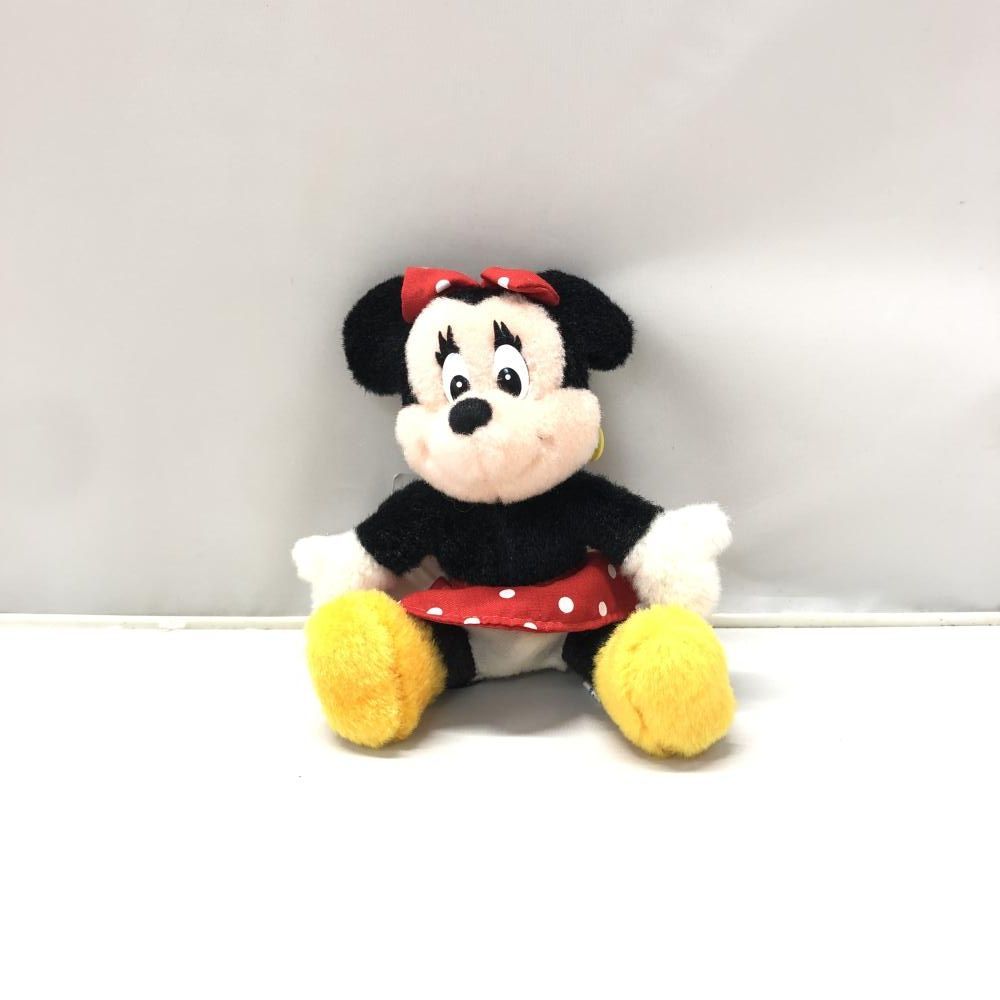 中古】東京ディズニーランド ミニーマウス ぬいぐるみﾊﾞｯｼﾞ ﾚﾄﾛ調[15