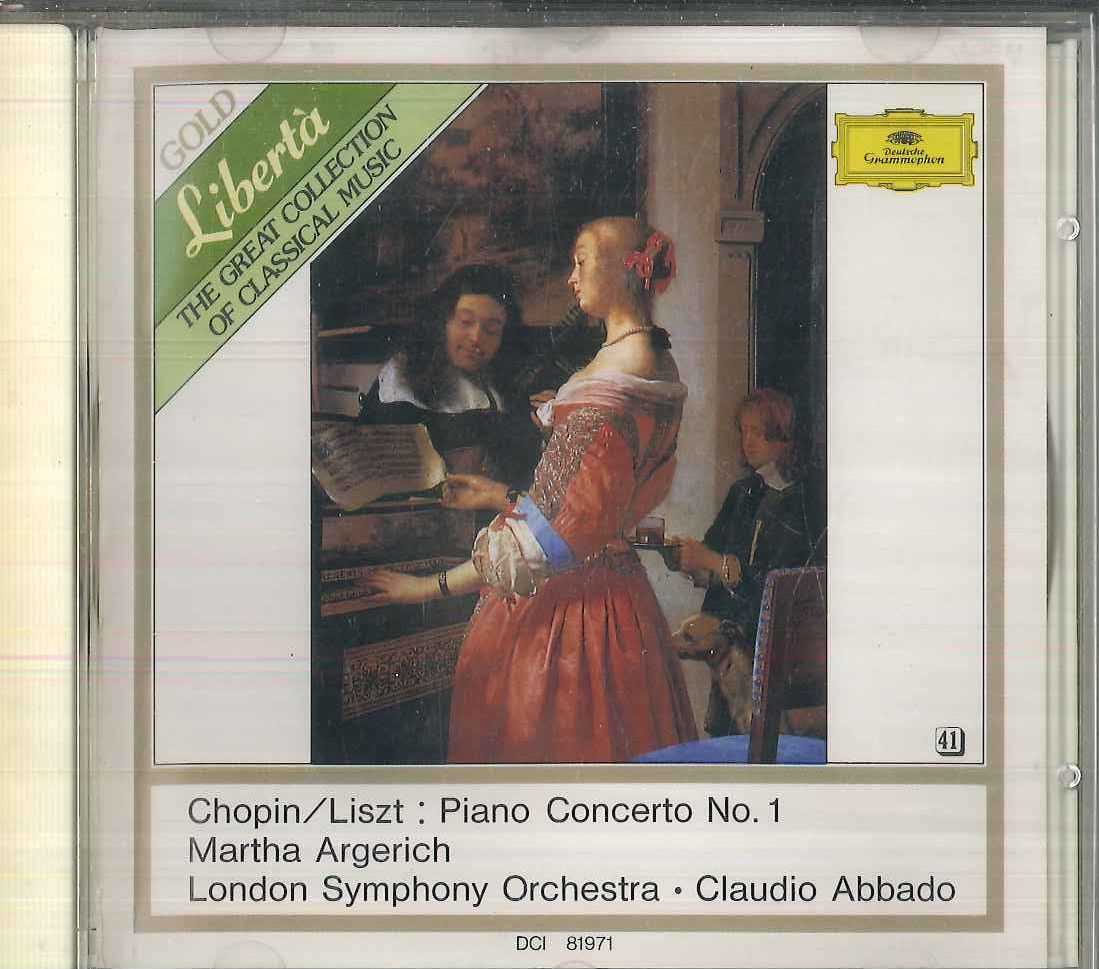CD アルゲリッチ アバド ロンドン ショパン: ピアノ協奏曲第1番/リスト