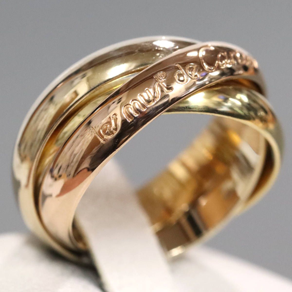 カルティエ 750トリニティリング 7 2 g 8 49 内箱 保証書