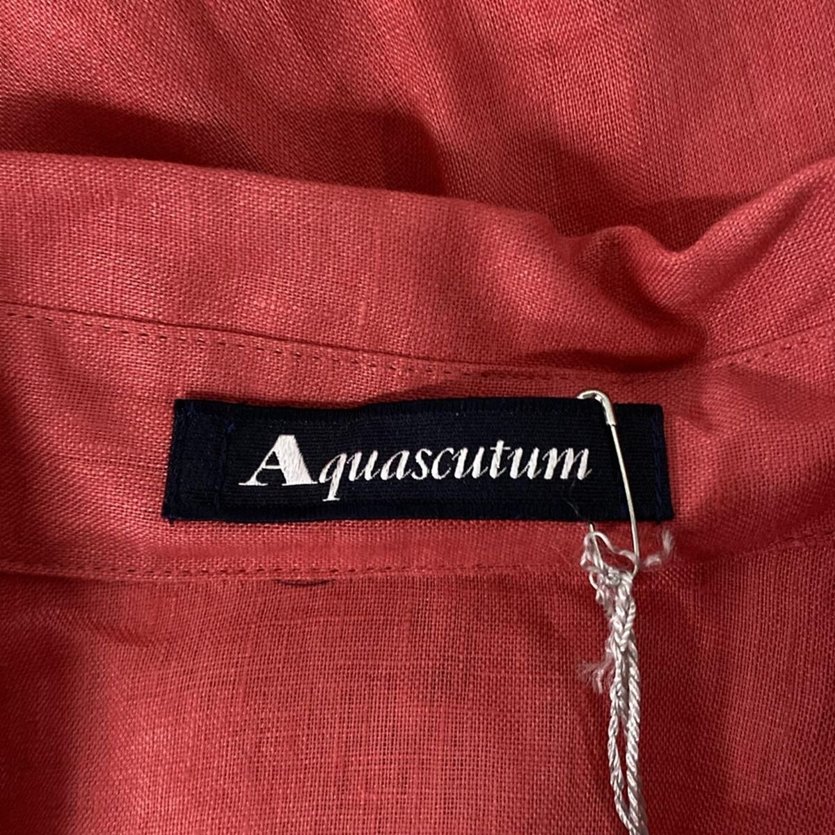Aquascutum(アクアスキュータム) 七分袖シャツブラウス サイズ13 L