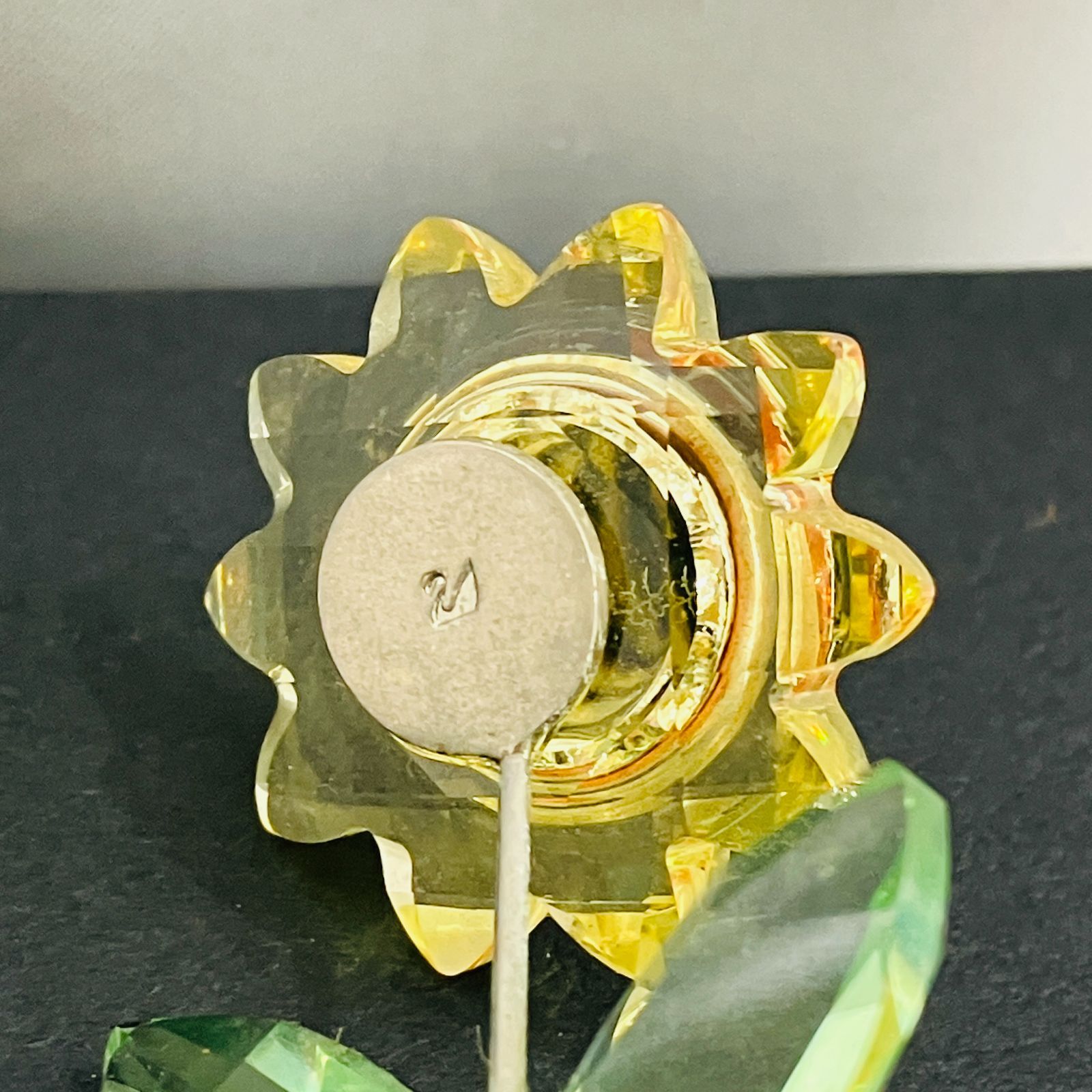 A【Swarovski】スワロフスキー ひまわり 向日葵 置物 - メルカリ