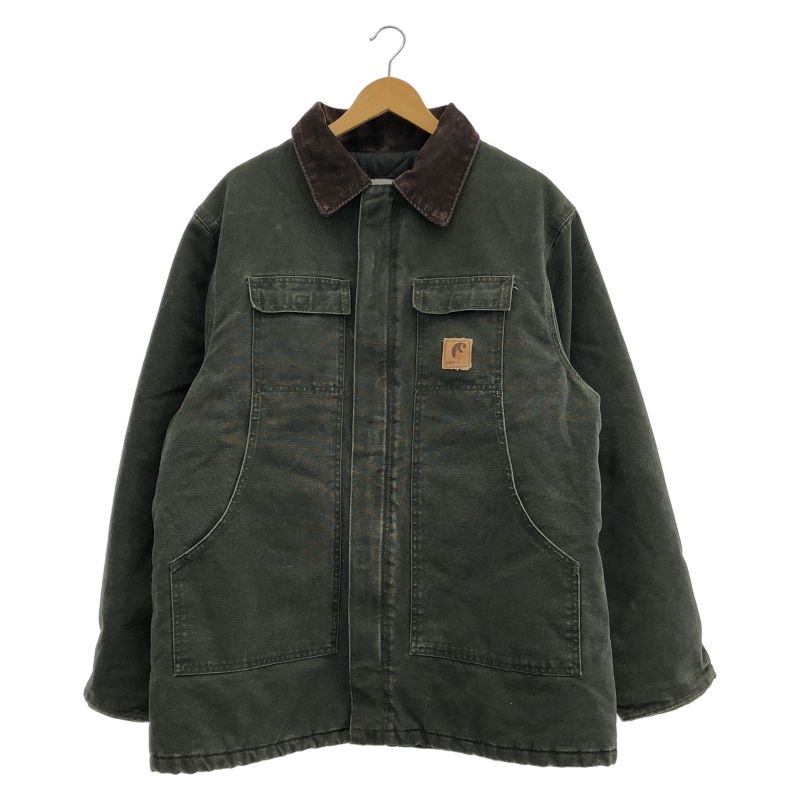 00 s Carhartt トラディショナルコート キルティング サイズXL ダークグリーン カーハート 91
