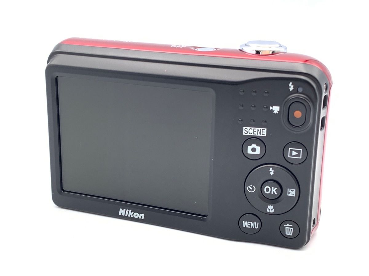 中古】 【良品】 ニコン COOLPIX A10 レッド - メルカリ