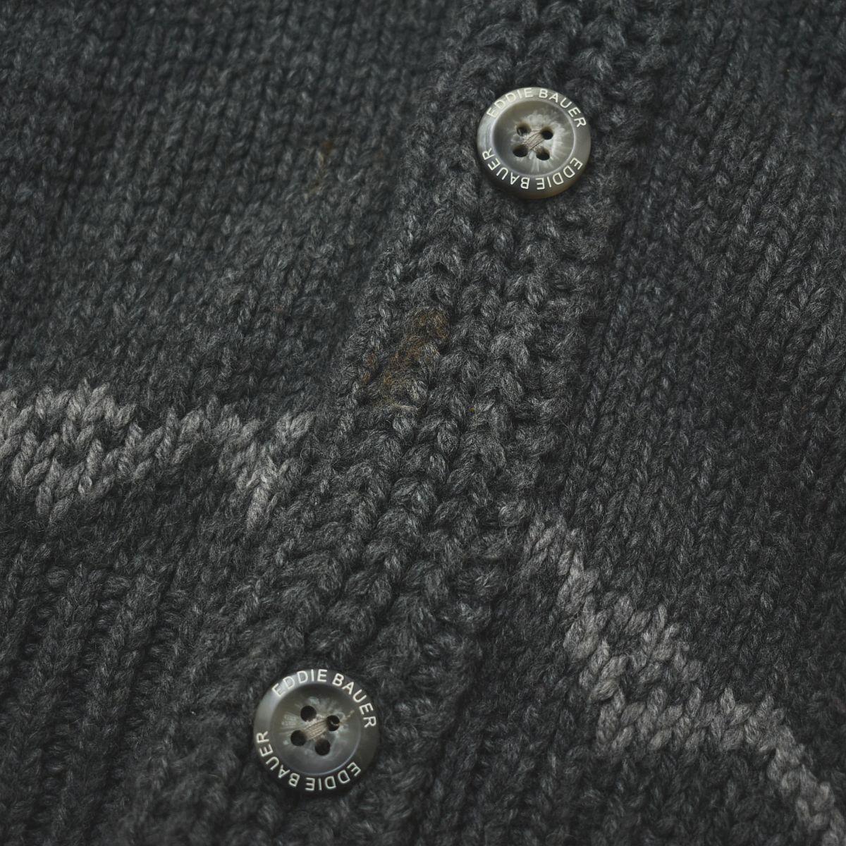 ショールカラー 】 エディーバウアー Eddie bauer ウール ニット