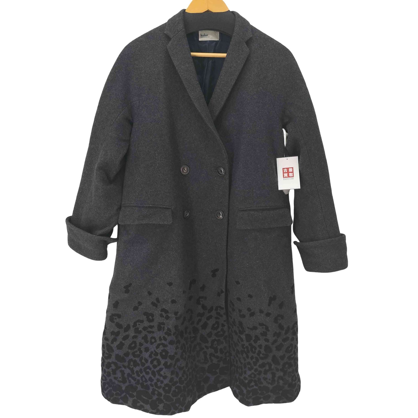 カラー kolor レオパード メルトン コート メンズ JPN：2 - メルカリ